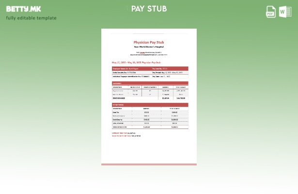 Модерен стил Шаблон за плати за лекари од болницата New World Doctor's Hospital